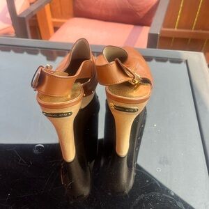 Michael Kors Brown Leather Heels